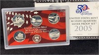 2005-S Silver Proof State Quarters Set
