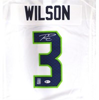 Seahawks Russell Wilson Autographed Jersey Beckett