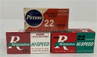 Remington 22 short (150) cartridges-PICKUP ONLY