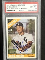 PSA Graded Jose Abreu Baseball Card Gem MT 10