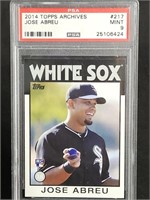 PSA Graded Jose Abreu Baseball Card Mint 9