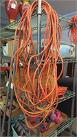 Orange Grounded Extension Cord
