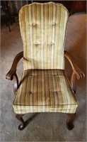 Vtg. Baroque Style Accent Chair