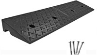 Foiry Rubber Curb Ramp 39'' X 9.8'' X 2'' Set of 2