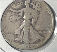 1934-D Walking Half Dollar
