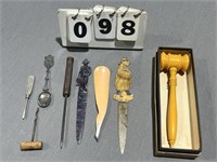 Gavel, Letter Openers, etc.