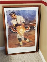 Bart Forbes Framed Print Baseball Player