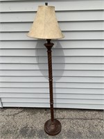 Wood Floor Lamp 61" Tall Works