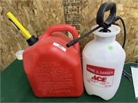 Gas Jug & Sprayer