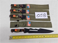 4 - USA SABER 18" knives #8 on handle