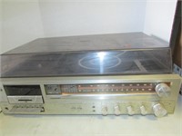 Vintage Toshiba Stereo Music Center AX-8 Turns on