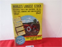 1947 TRACTOR REPLACEMENT PARTS CATALOG W/ COLOR