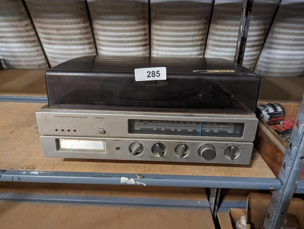 JCPENNEY Stereo 8 Track Player