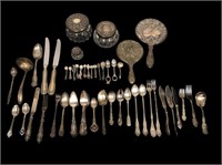 Collection Victorian Silverplate & Sterling Silver