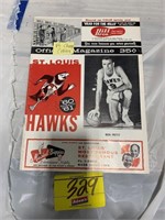 1960-61 ST LOUIS HAWKS BASKETBALL PROGRAMS VS