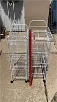 Rolling wire carts