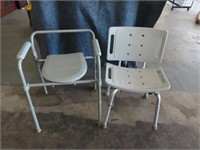 (2) Camping Crapper & Fishing Stool or HandicapUse