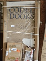 fiberglass door with frame 36x82”