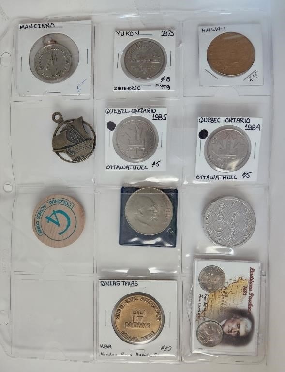 Coins Tokens & Medals