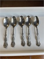 5 Sterling Spoons