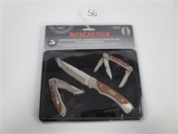 Winchester 200th Commemorative Knife 3pc Set