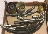 Hydraulic fittings, hoses and