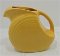 Vintage Fiesta disc juice pitcher, yellow