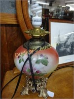 Hand Decorated Contemporary Parlor Lamp