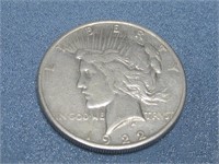 1922-S Peace Silver Dollar 90% Silver