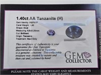 1.40ct AA Tanzanite (H)