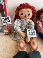 Vintage Large Raggedy Ann Doll