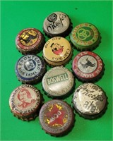 CORK LINED BOTTLE CAPS LOT BREWERY BEER CAPS