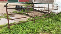 14ft diamond bar gate-rusty