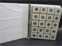 ALBUM WITH WASHINGTON QTRS & PRESIDENTIAL COINS: