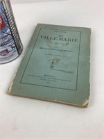 Annuaire de Ville-Marie 1ière Édition, 1864 -