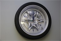14” Tire Rim Clock