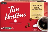 New Tim Hortons Original Blend Coffee, 48 kcups