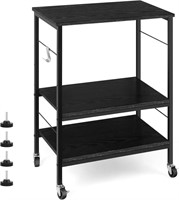 Microwave Stand 3 Tier Kitchen Cart With Storage