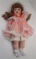German Bisque Jointed Porcelain Doll