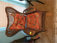 Wicker Chair W/ Cushions