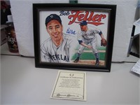 Bob Feller 8 x 10 Framed Signed Photo
