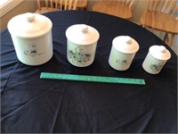 4 pc canister set