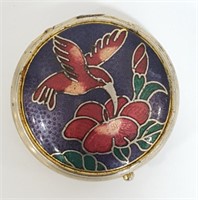 Vintage Cloisonne Compact Case