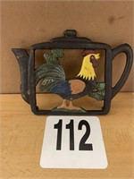 CAST IRON ROOSTER TRIVET