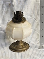Milk Glass mini Oil Lamp