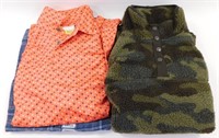 4 New Men's Shirts, Sherpa & Flannel - Size Small