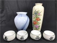 Asian inspired pottery collection
