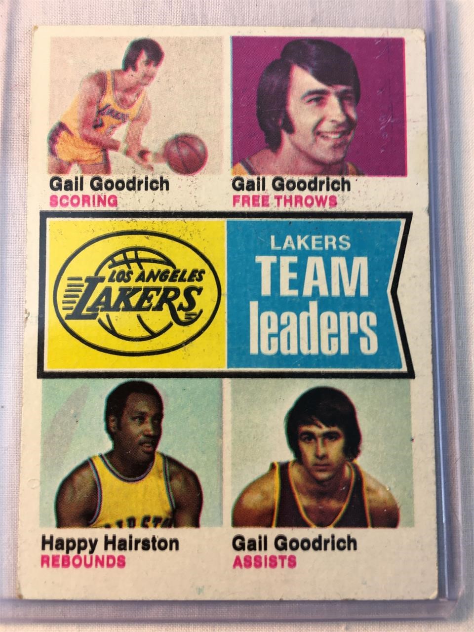 1969 Topps Lakers Team Leaders #90