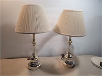 2 Matching Table Lamps 15inAx25inH #CS GWO