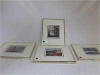 (4) SMALL FRAMED GROUP 7 PRINTS